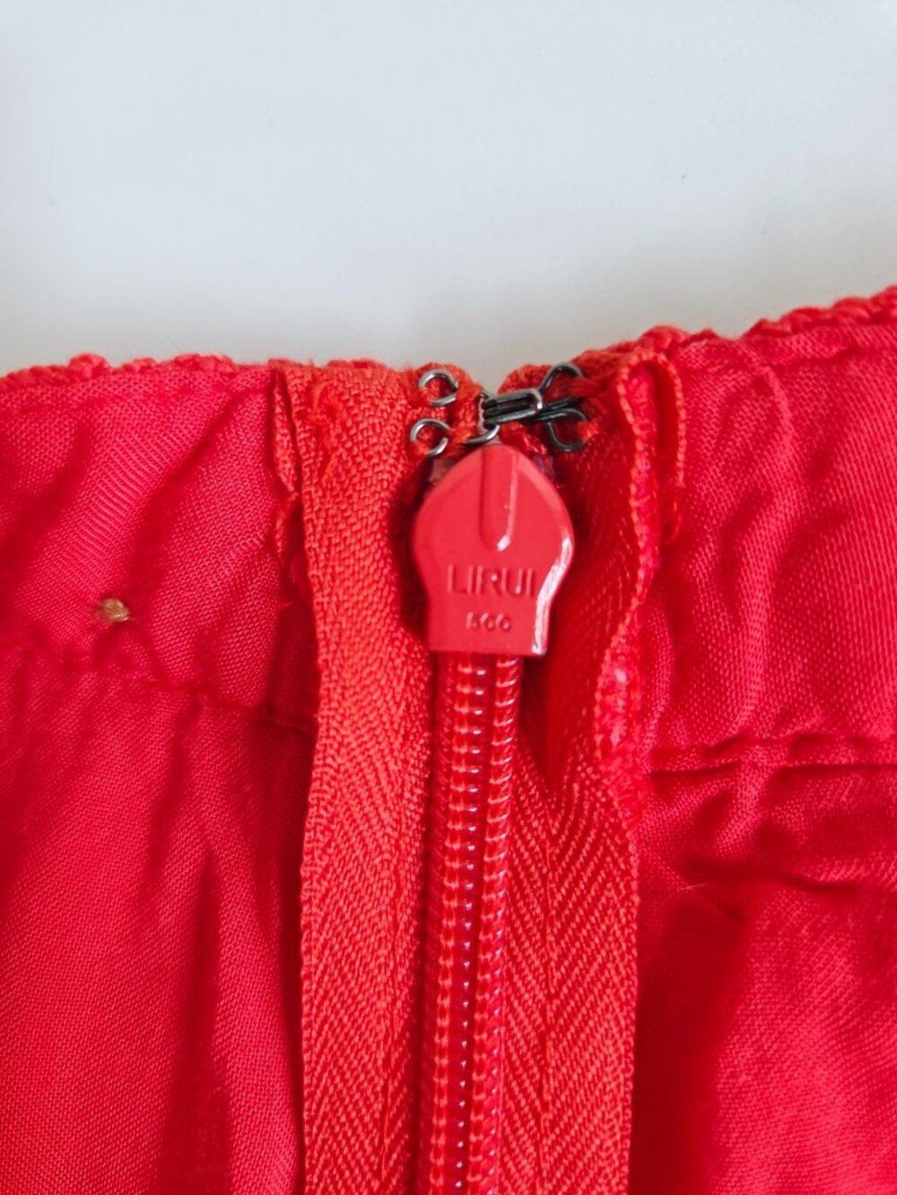 Hollister Lace Mini Skirt Size 7 Teen Women's Red A Line California Casual - Picture 5 of 12